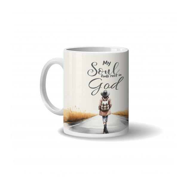 Taza mi alma encuentra descanso en Dios