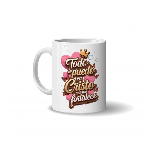 Taza todo lo puedo en Cristo