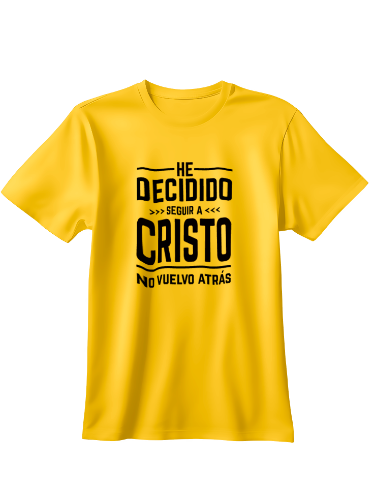 Camiseta he decidido seguir a Cristo