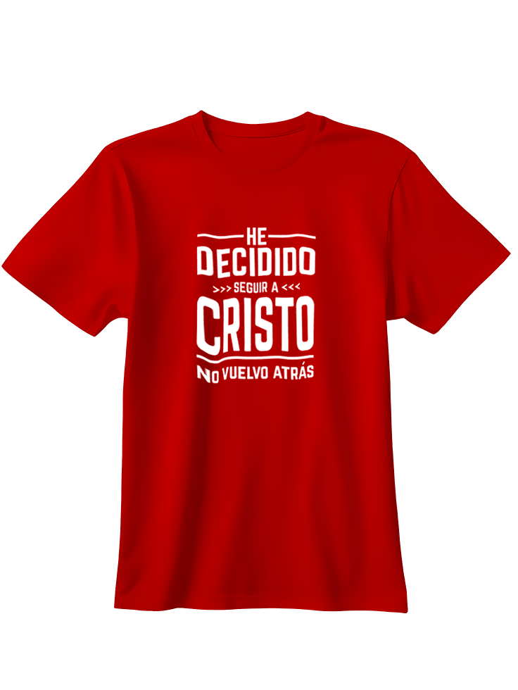 Camiseta he decidido seguir a Cristo