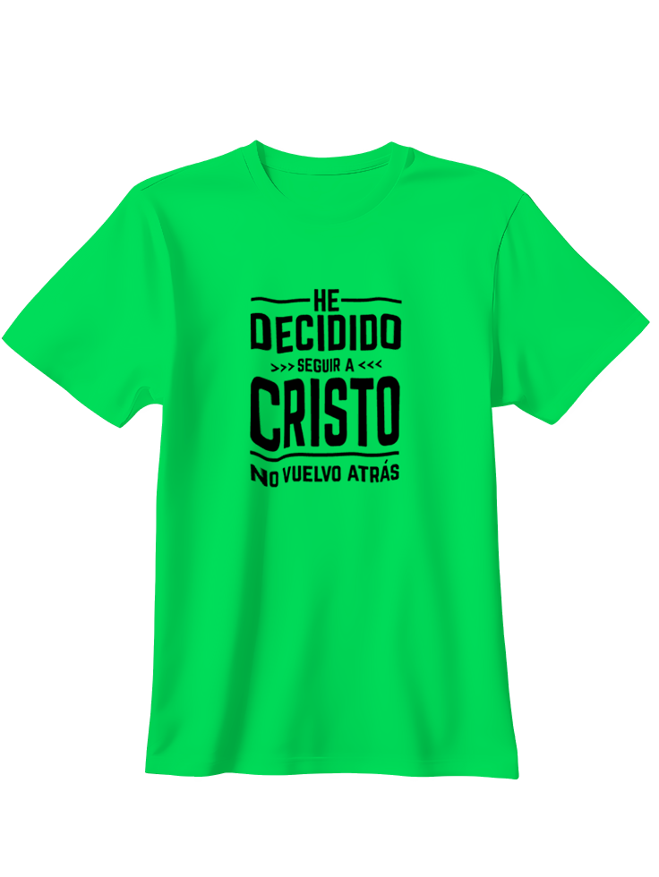 Camiseta he decidido seguir a Cristo