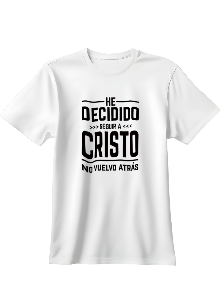 Camiseta he decidido seguir a Cristo