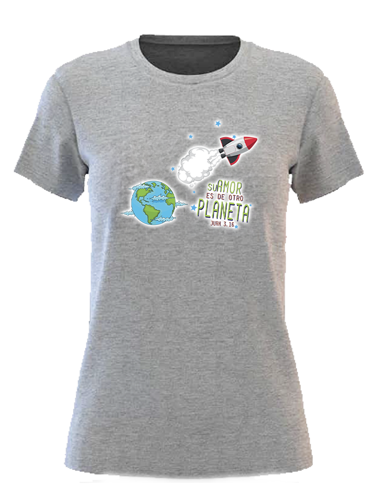 Blusa su amor es de otro planeta
