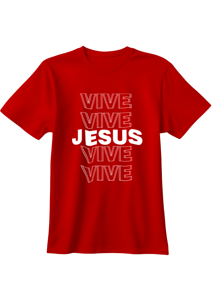 Camiseta vive Jesús