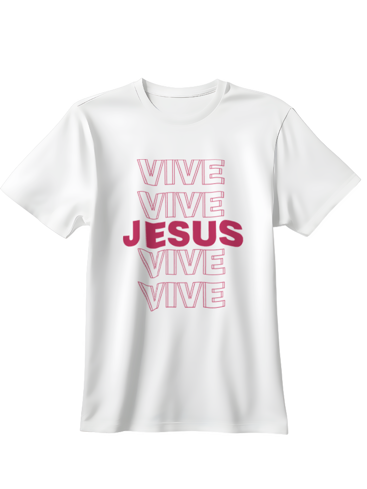 Camiseta vive Jesús