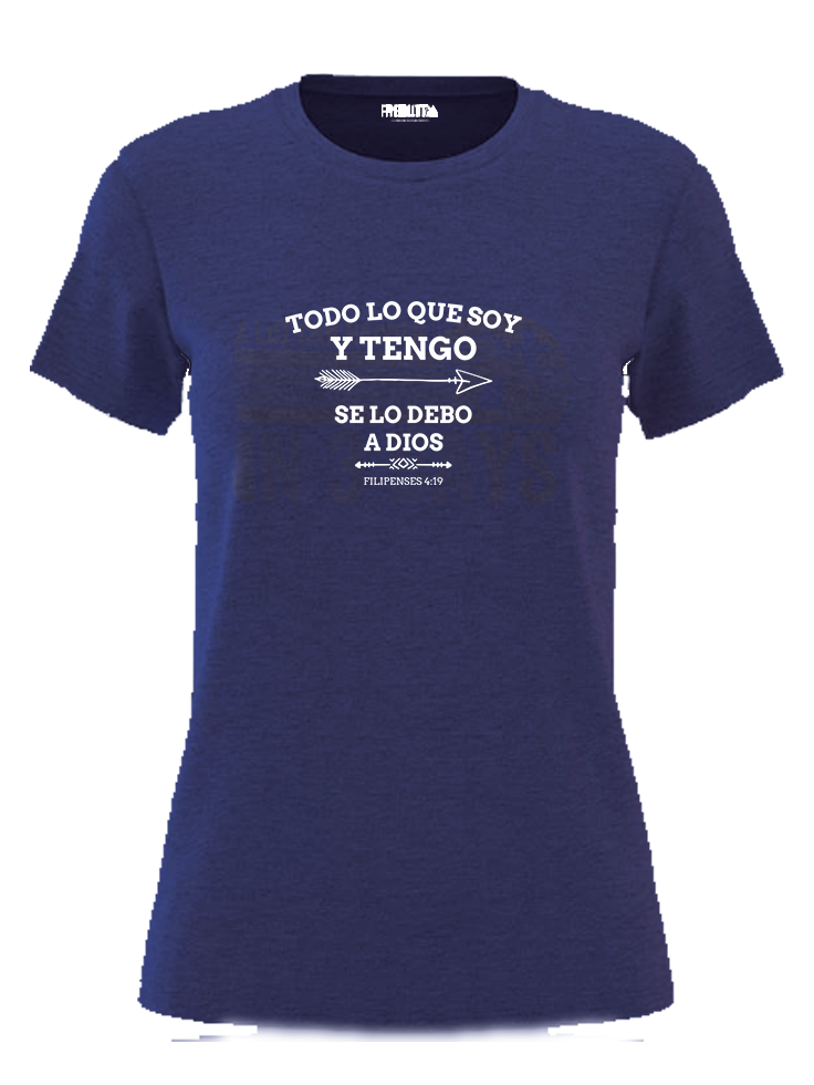 Blusa todo se lo debo a Dios