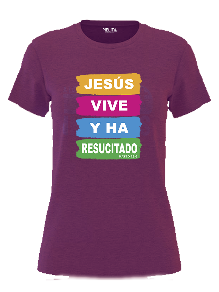 Blusa Jesús vive y a resucitado
