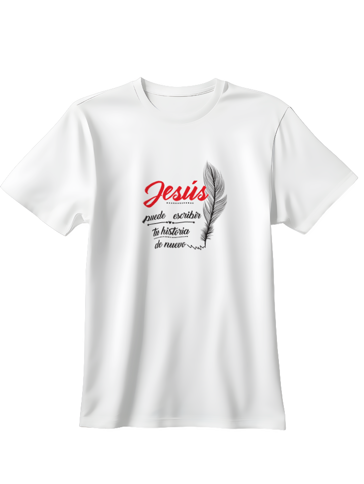 Camiseta Jesús puede reescribir tu historia