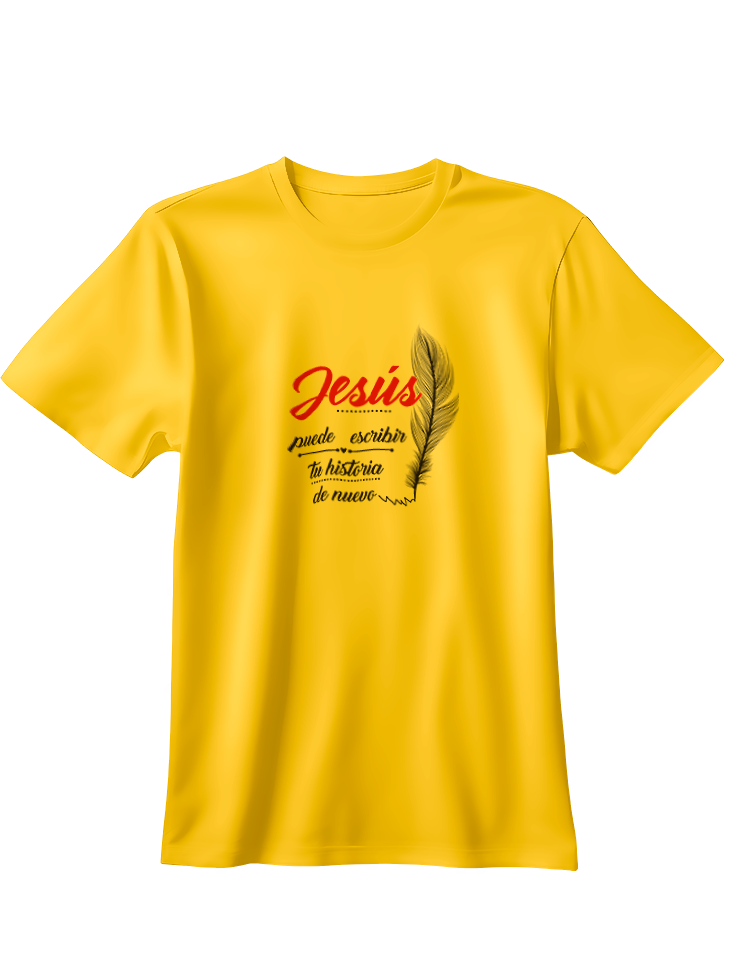 Camiseta Jesús puede reescribir tu historia