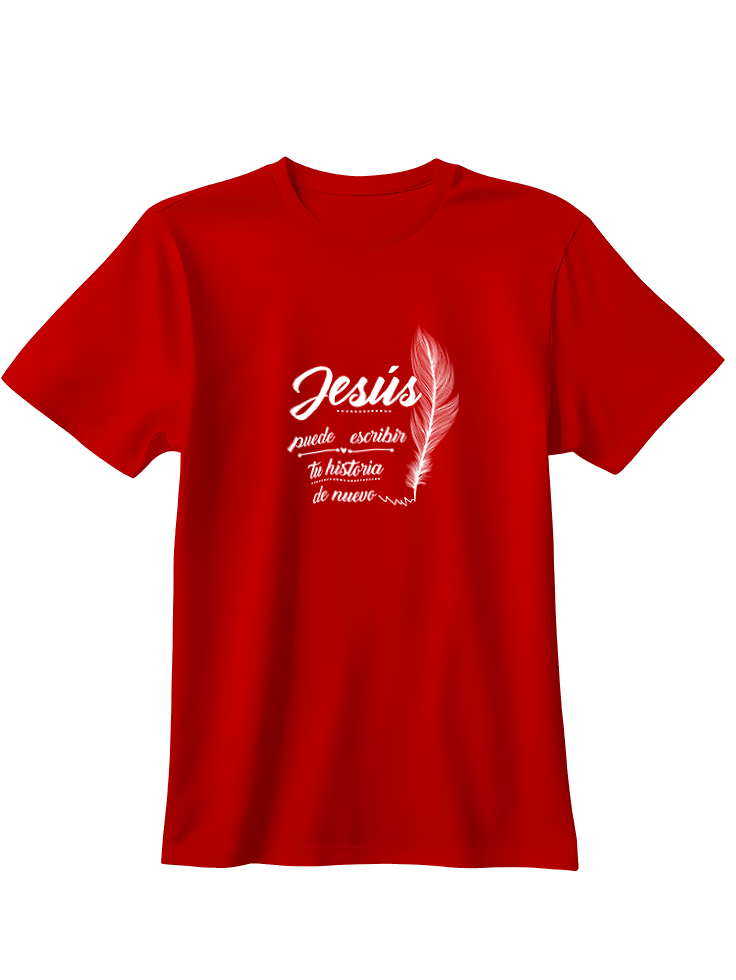 Camiseta Jesús puede reescribir tu historia