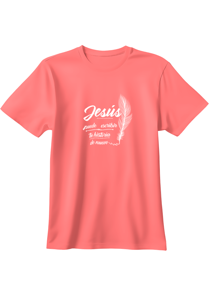 Camiseta Jesús puede reescribir tu historia