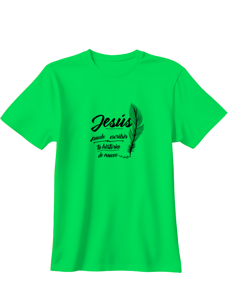 Camiseta Jesús puede reescribir tu historia