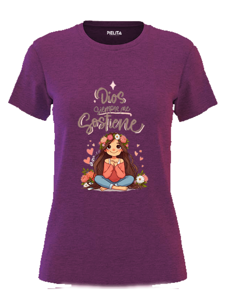 Blusa Dios siempre me sostiene
