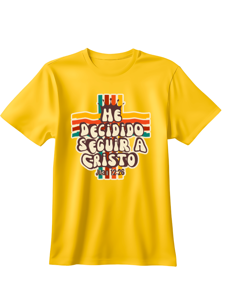 Camiseta He decidido seguir a Cristo