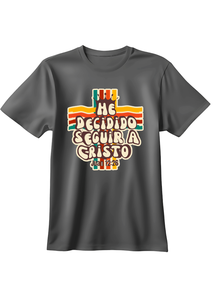 Camiseta He decidido seguir a Cristo