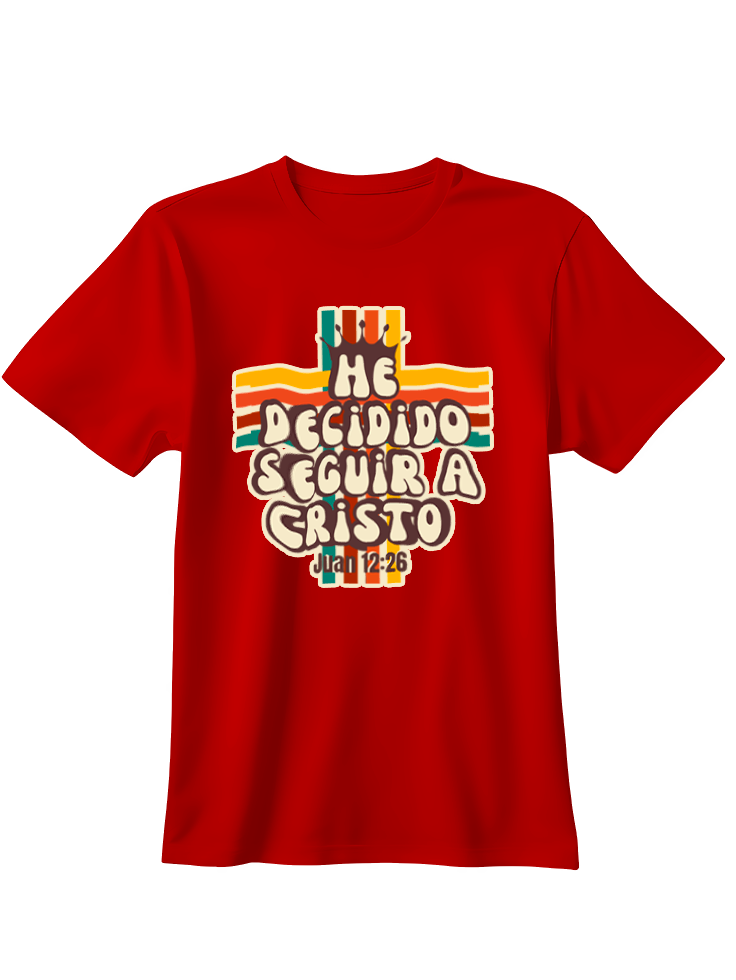 Camiseta He decidido seguir a Cristo