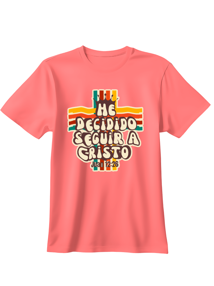 Camiseta He decidido seguir a Cristo